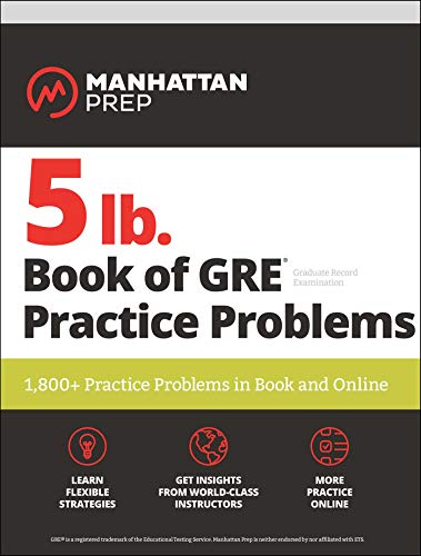 Algopix Similar Product 11 - 5 lb Book of GRE Practice Problems