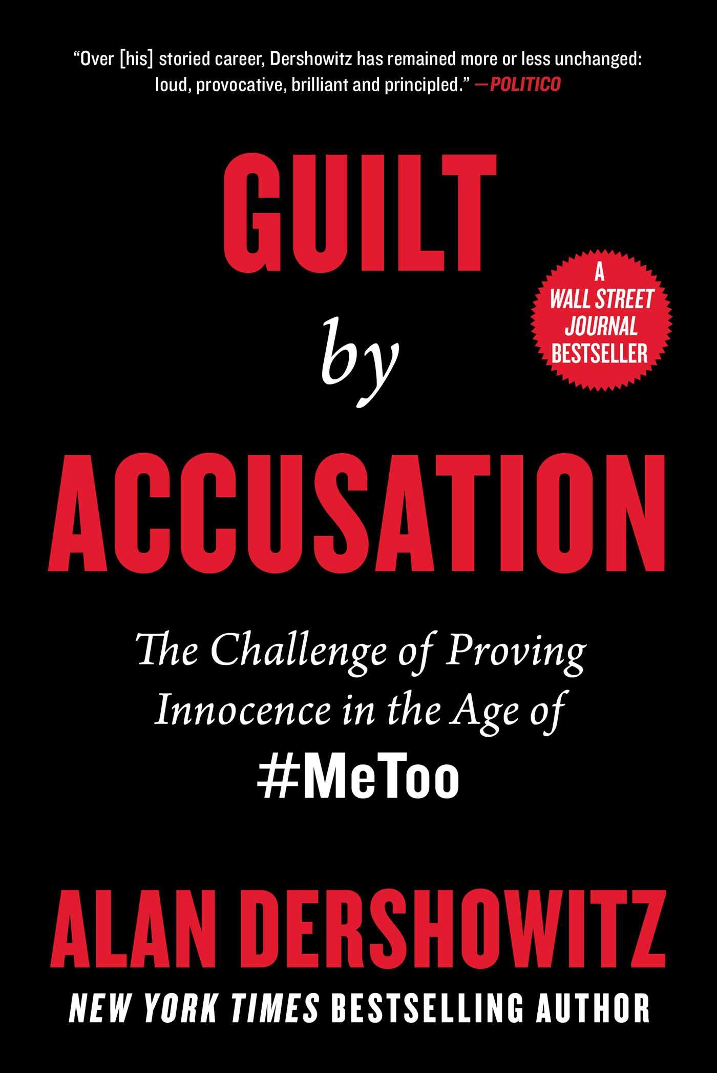 Algopix Similar Product 19 - Guilt by Accusation The Challenge of
