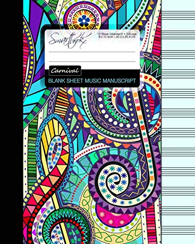 Algopix Similar Product 4 - Blank Sheet Music Music Manuscript