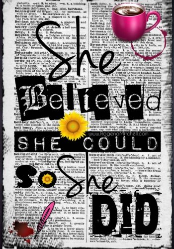 Algopix Similar Product 1 - She Believed She Could So She Did