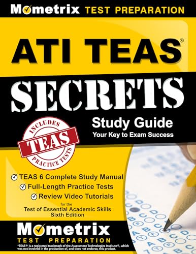 Algopix Similar Product 15 - ATI TEAS Secrets Study Guide TEAS 6