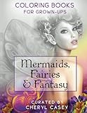 Algopix Similar Product 6 - Mermaids Fairies Fantasy Grayscale