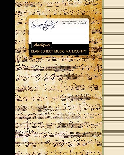 Algopix Similar Product 1 - Blank Sheet Music Music Manuscript