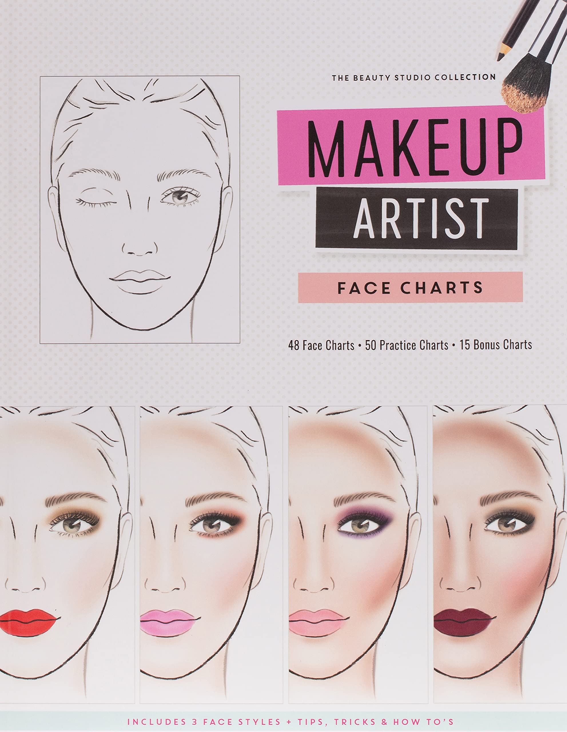 Algopix Similar Product 18 - Makeup Artist Face Charts