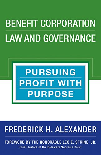 Algopix Similar Product 16 - Benefit Corporation Law and Governance