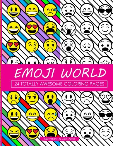 Algopix Similar Product 19 - Emoji World Coloring Book 24 Totally