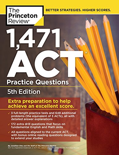Algopix Similar Product 9 - 1471 ACT Practice Questions 5th