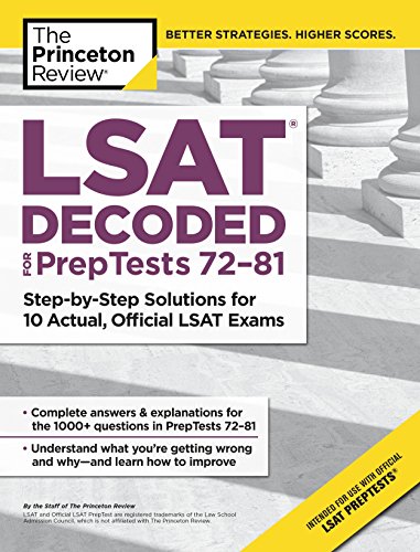 Algopix Similar Product 15 - LSAT Decoded PrepTests 7281