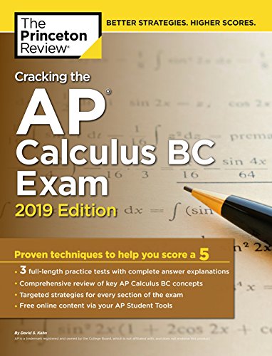 Algopix Similar Product 16 - Cracking the AP Calculus BC Exam 2019