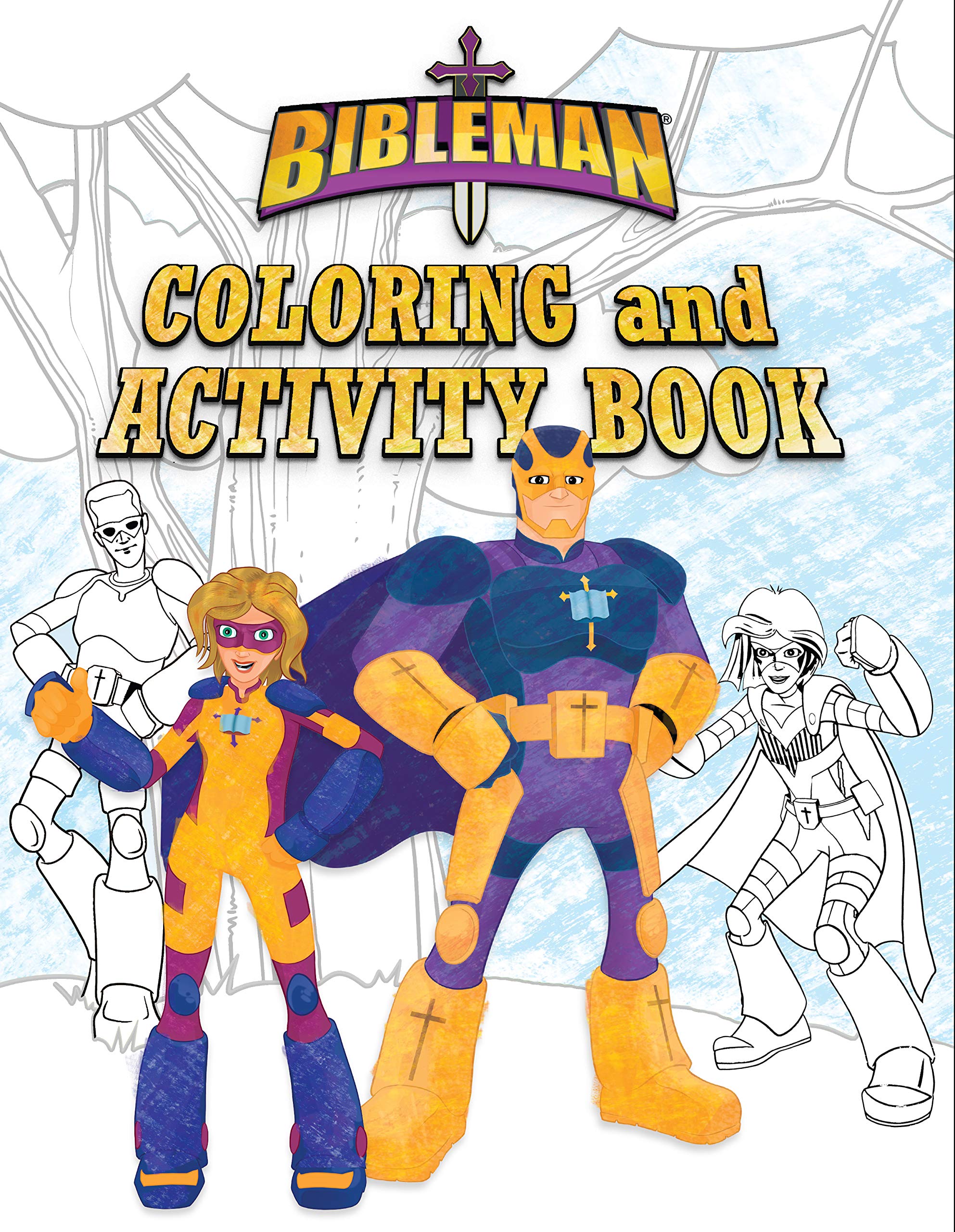 Algopix Similar Product 8 - Bibleman Coloring and Activity Book
