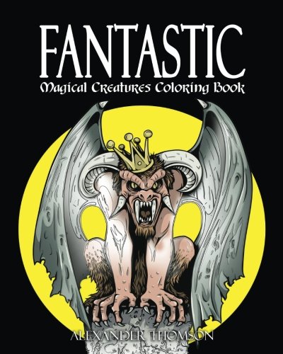 Algopix Similar Product 4 - FANTASTIC MAGICAL CREATURES COLORING