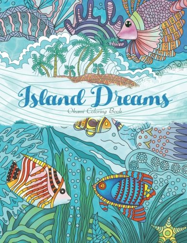 Algopix Similar Product 18 - Adult Coloring Book Island Dreams