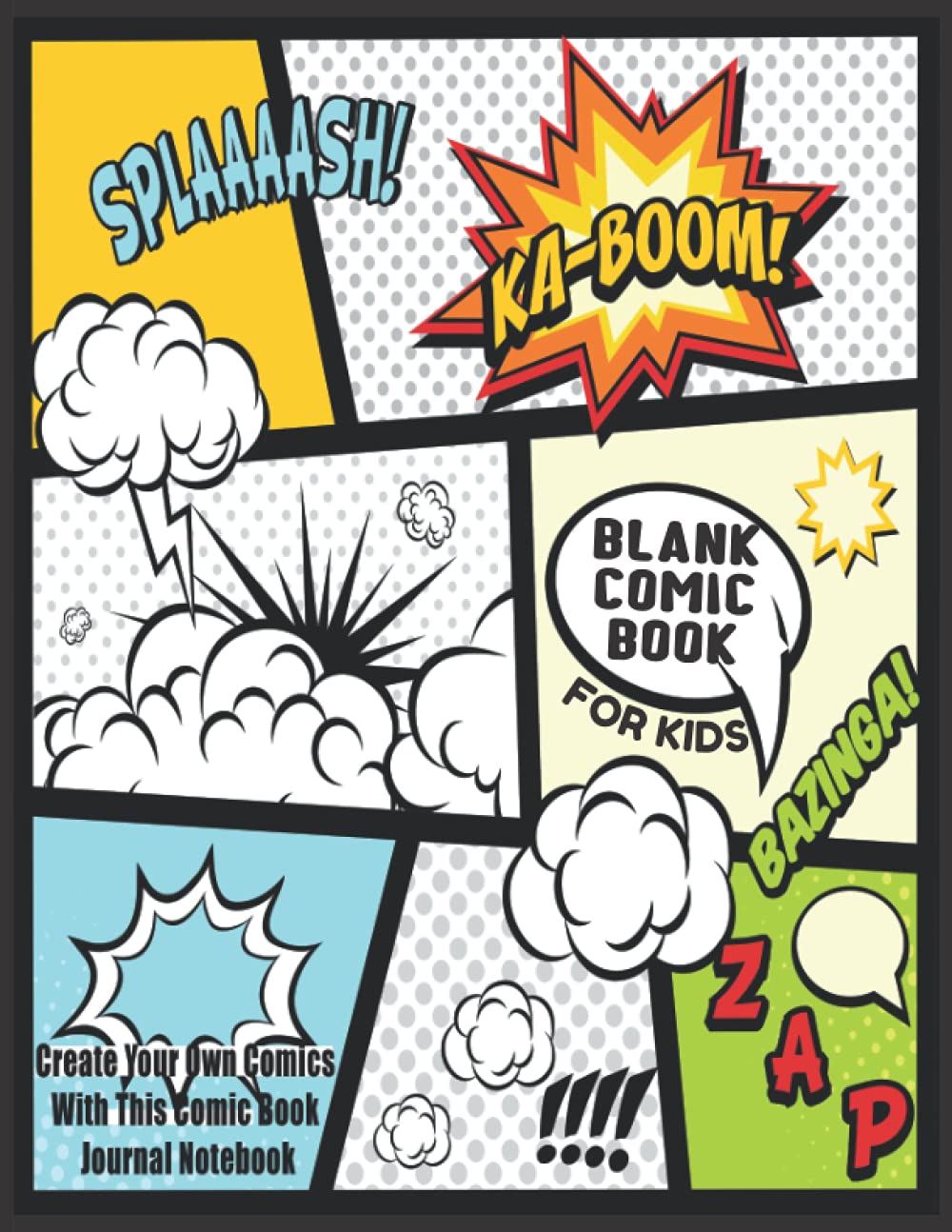 Algopix Similar Product 2 - Blank Comic Book For Kids Create Your