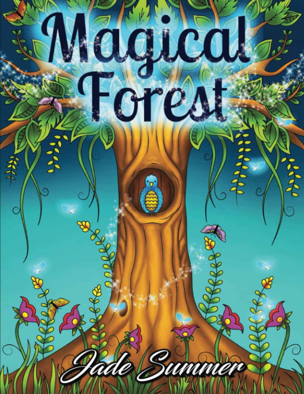 Algopix Similar Product 13 - Magical Forest An Adult Coloring Book