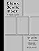 Algopix Similar Product 13 - Blank Comic Book 120 pages 7 panel