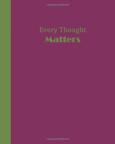 Algopix Similar Product 10 - Sketchbook Every Thought Matters