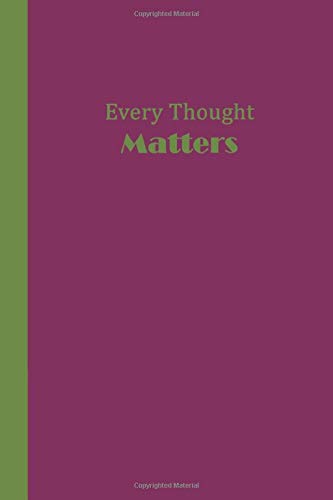 Algopix Similar Product 1 - Sketchbook Every Thought Matters