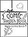Algopix Similar Product 8 - Comic Sketch Book Blank Comic Book
