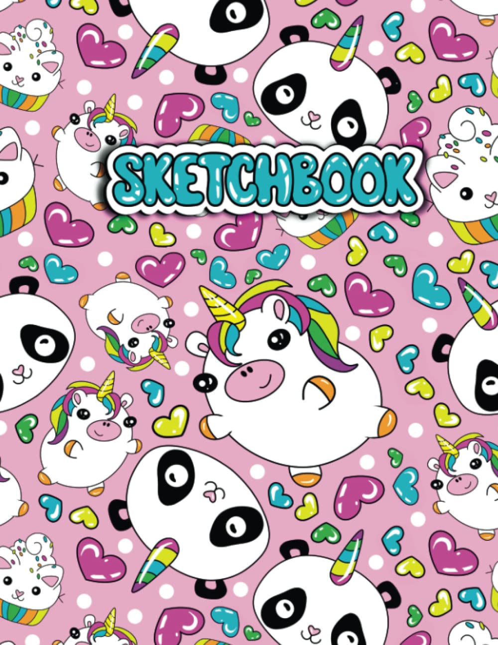 Algopix Similar Product 13 - Sketchbook Cute Unicorn Kawaii