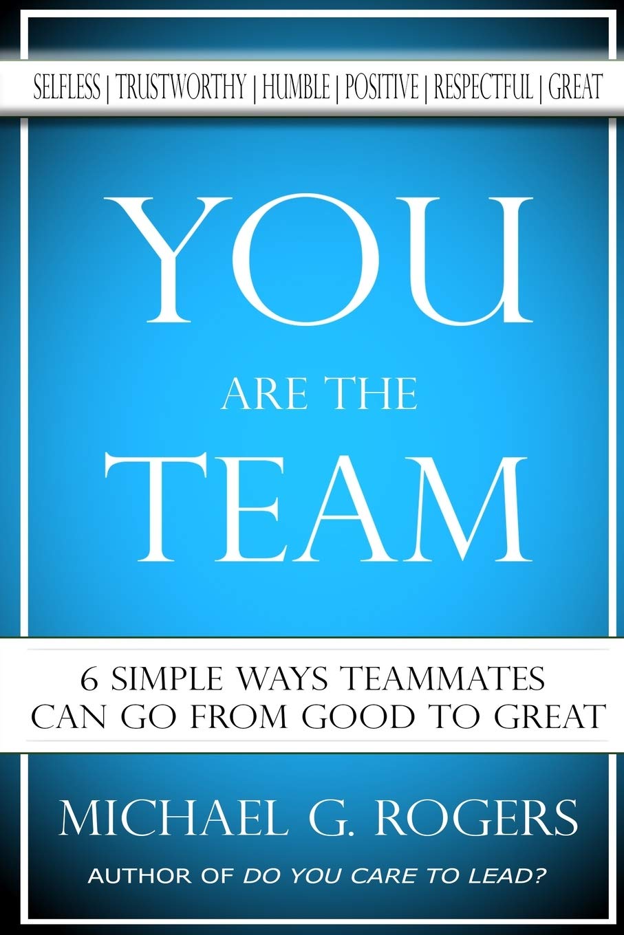 Algopix Similar Product 5 - You Are The Team 6 Simple Ways