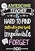 Algopix Similar Product 2 - Teacher Notebook An Awesome Teacher Is