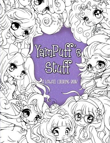 Algopix Similar Product 8 - YamPuffs Stuff A Kawaii Coloring Book