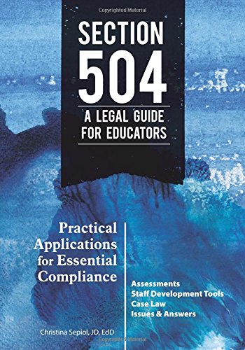 Algopix Similar Product 10 - Section 504 A Legal Guide for
