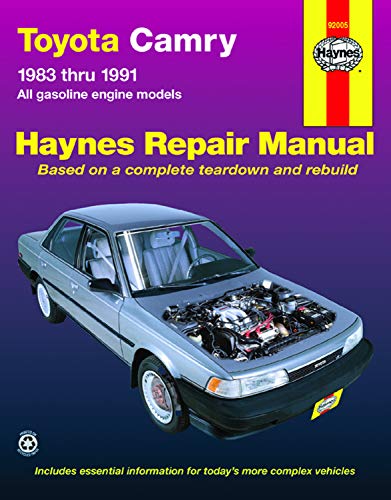 Algopix Similar Product 10 - Toyota Camry, 1983-1991 (Haynes Manuals)