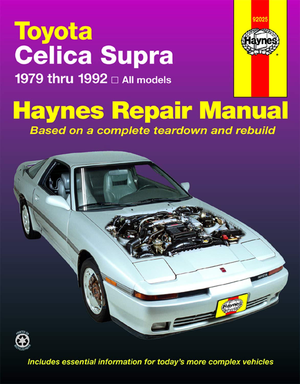 Algopix Similar Product 20 - Toyota Celica Supra 19791992 Haynes