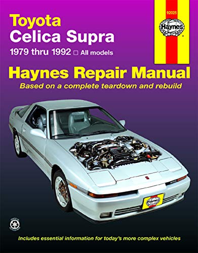 Algopix Similar Product 1 - Toyota Celica Supra 19791992 Haynes