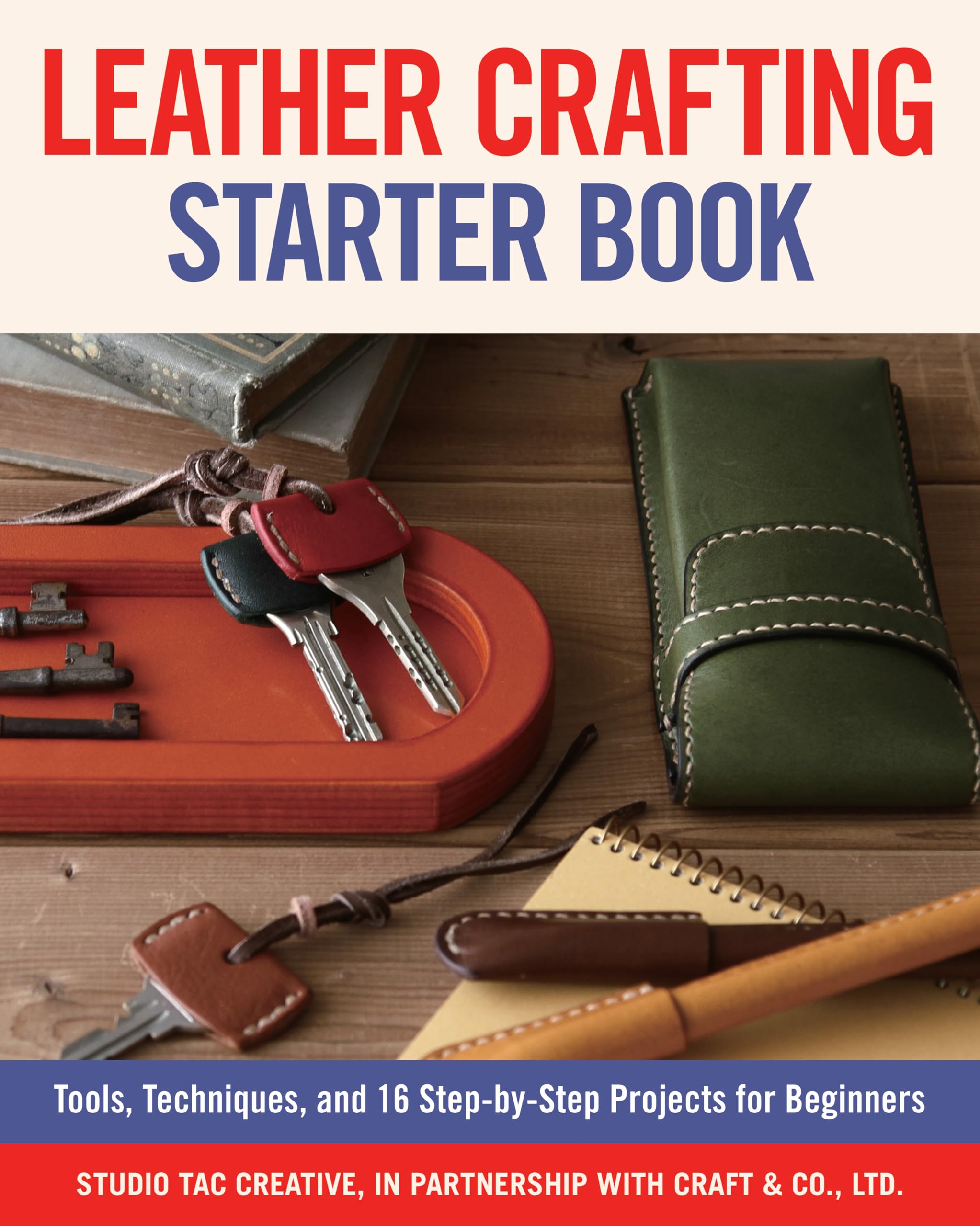 Algopix Similar Product 17 - Leather Crafting Starter Book Tools