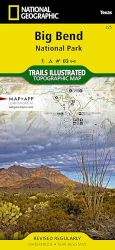 Algopix Similar Product 7 - Big Bend National Park Map National