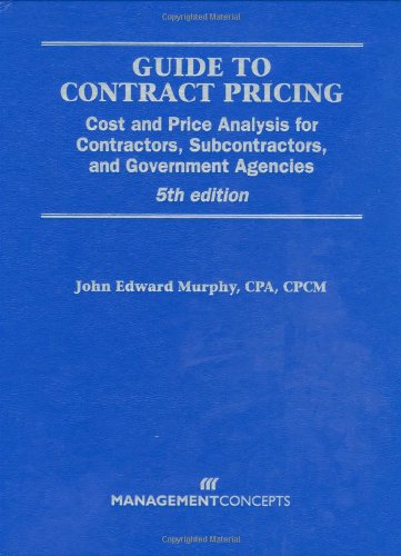 Algopix Similar Product 13 - Guide to Contract Pricing Cost and