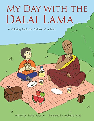 Algopix Similar Product 14 - My Day with the Dalai Lama A Coloring