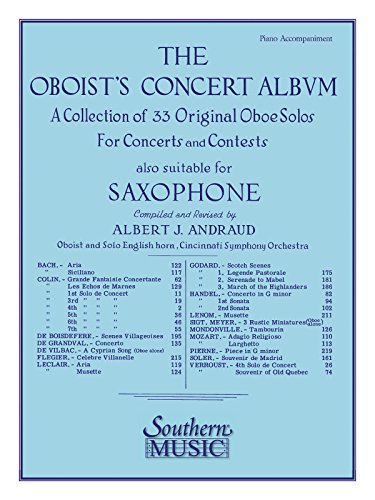 Algopix Similar Product 9 - Oboist's Concert Album: Oboe