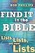 Algopix Similar Product 18 - Find It in the Bible Lists Lists and