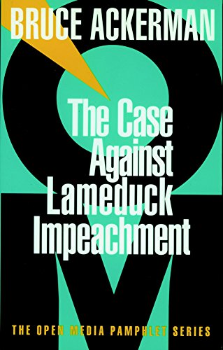 Algopix Similar Product 4 - The Case Against Lameduck Impeachment