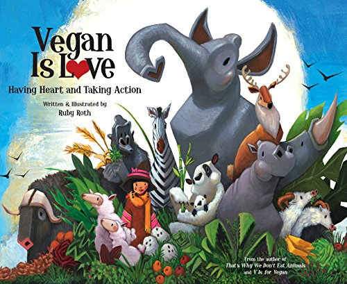 Algopix Similar Product 3 - Vegan Is Love Having Heart and Taking