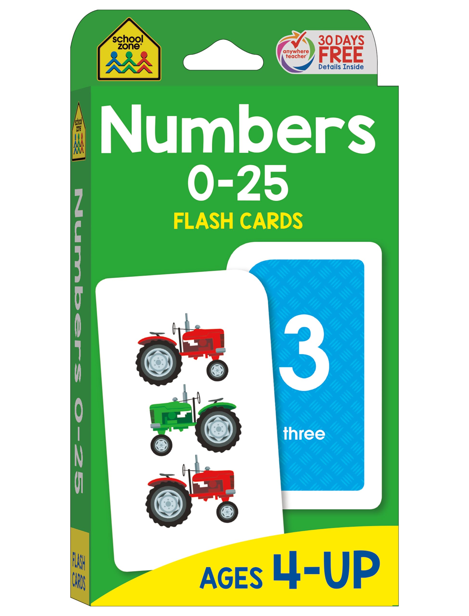 Algopix Similar Product 2 - School Zone Numbers 025 Flash Cards