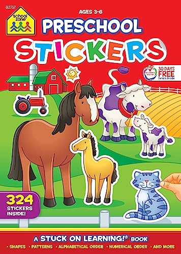 Algopix Similar Product 11 - School Zone  Preschool Stickers