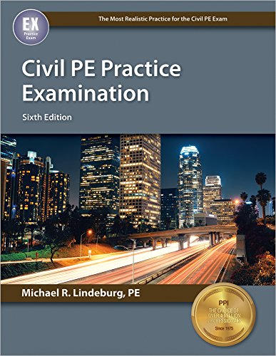 Algopix Similar Product 16 - Civil PE Practice Examination, 6th Ed