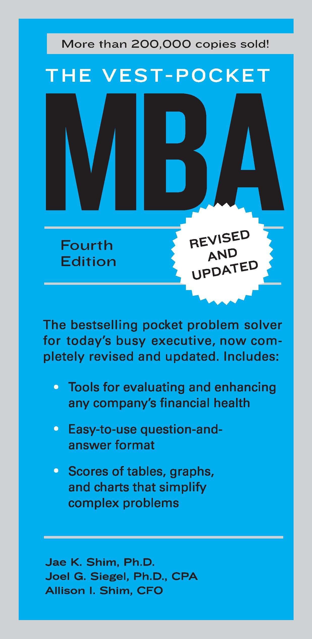 Algopix Similar Product 2 - The Vest-Pocket MBA: Fourth Edition