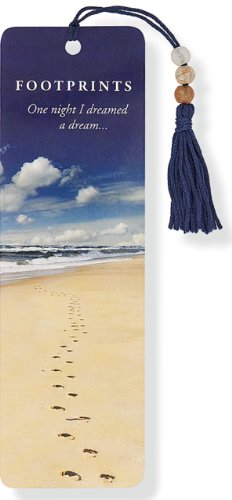 Algopix Similar Product 16 - Footprints Beaded Bookmark