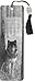 Algopix Similar Product 20 - Wolf Beaded Bookmark