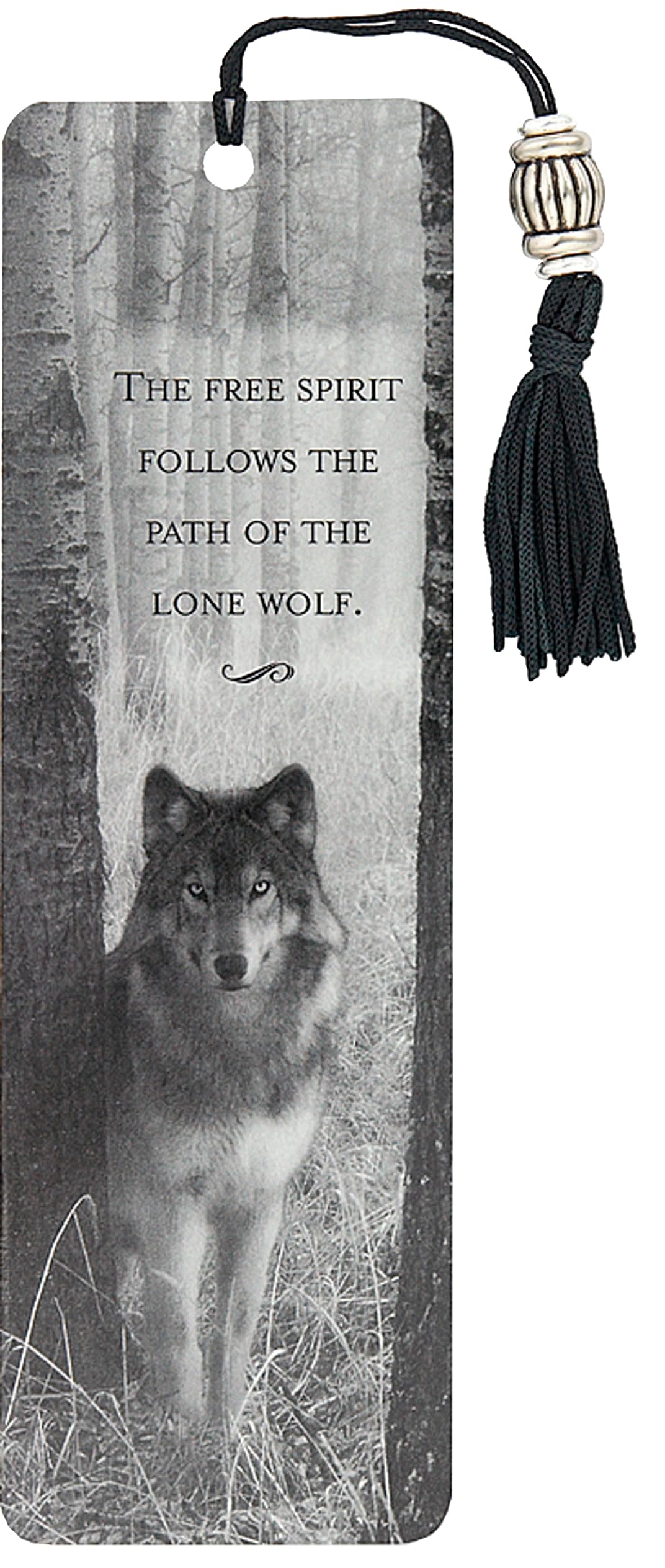 Algopix Similar Product 12 - Wolf Beaded Bookmark
