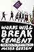 Algopix Similar Product 11 - Words Will Break Cement The Passion of