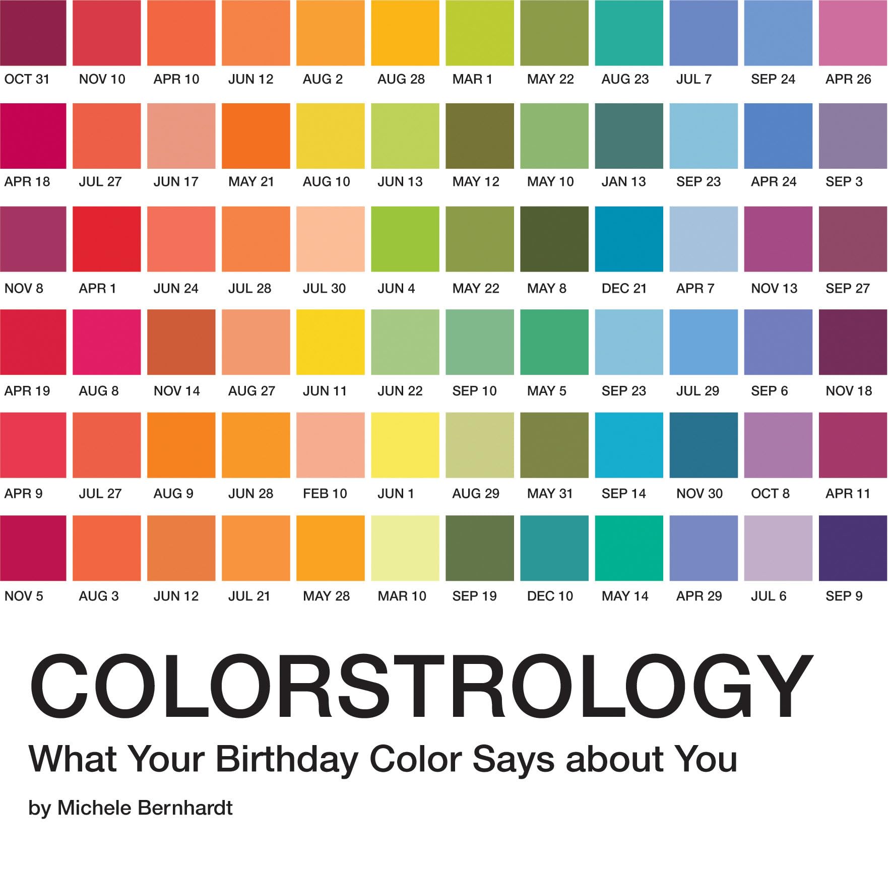 Algopix Similar Product 18 - Colorstrology What Your Birthday Color