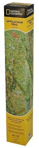 Algopix Similar Product 12 - Appalachian Trail Wall Map in gift