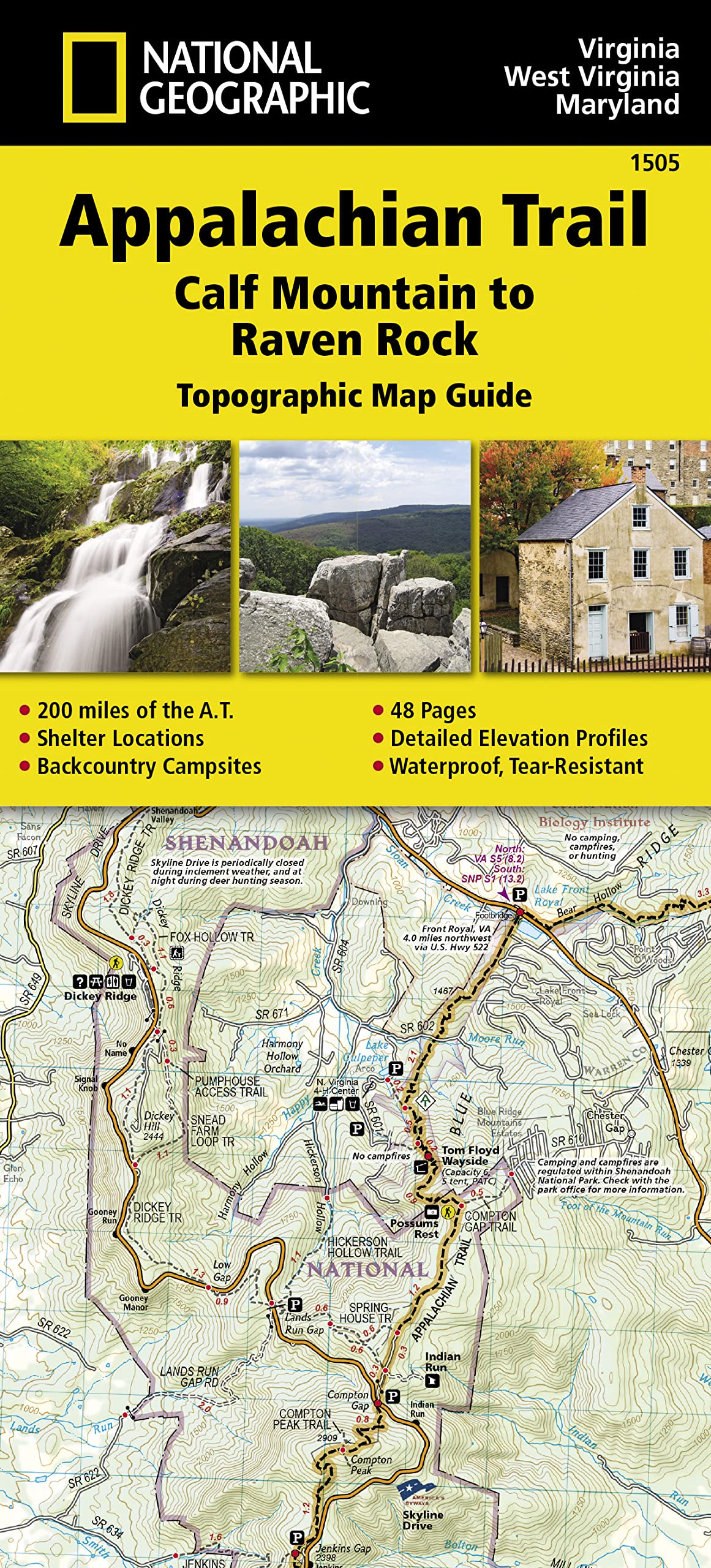 Algopix Similar Product 20 - Appalachian Trail Calf Mountain to