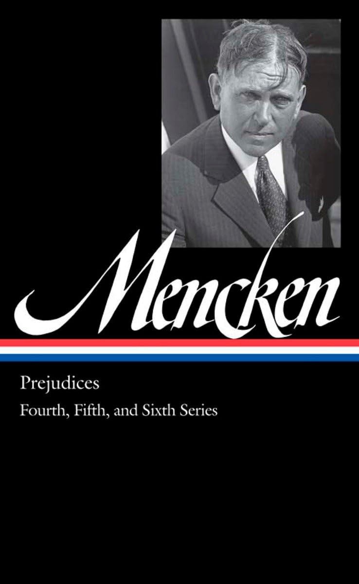 Algopix Similar Product 18 - H L Mencken Prejudices Vol 2 LOA